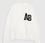 Sudadera Anine Bing Miles Letterman wht